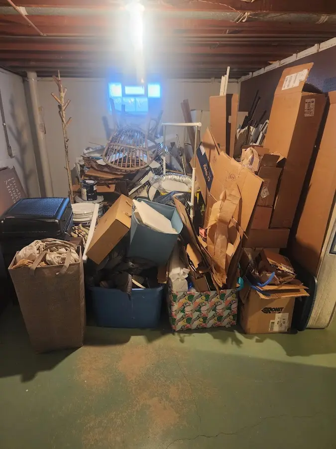 Roll-off dumpster container at job site for Yard Waste Dumpster Rental in San Pablo